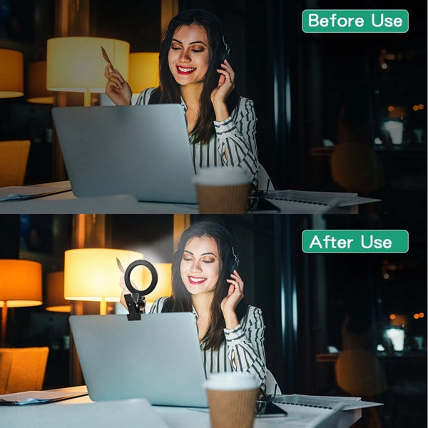 Clip on Selfie Ring Light 4.5 in