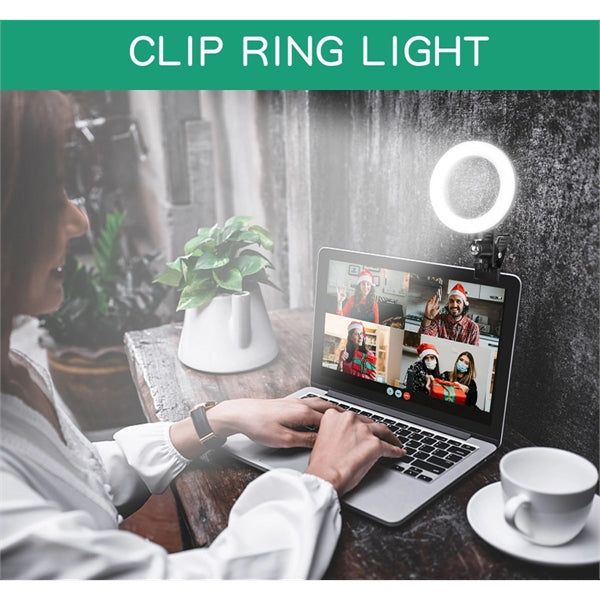 Clip on Selfie Ring Light 4.5 in
