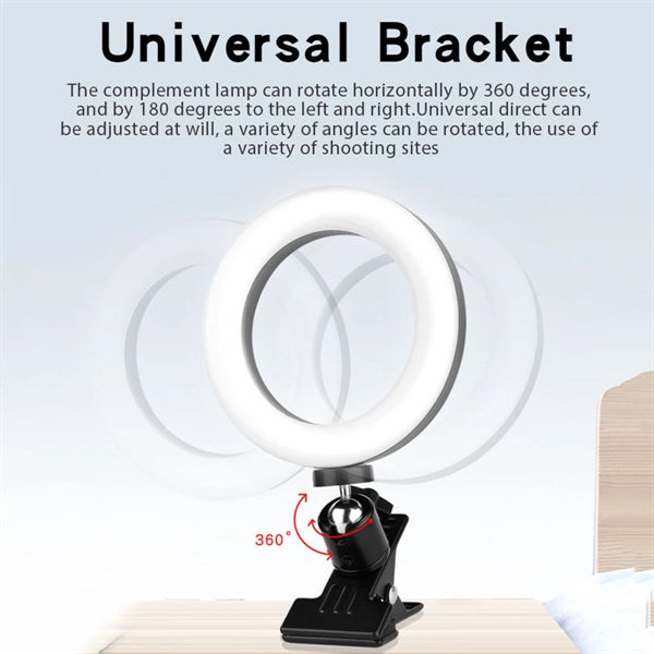 Clip on Selfie Ring Light 4.5 in