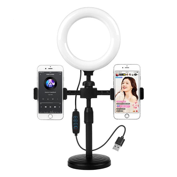 6 In Selfie Ring Light Phone Tablet Stand