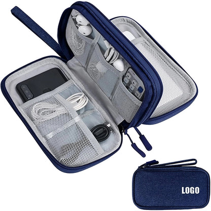 Double Layer Portable Cable Storage Bag