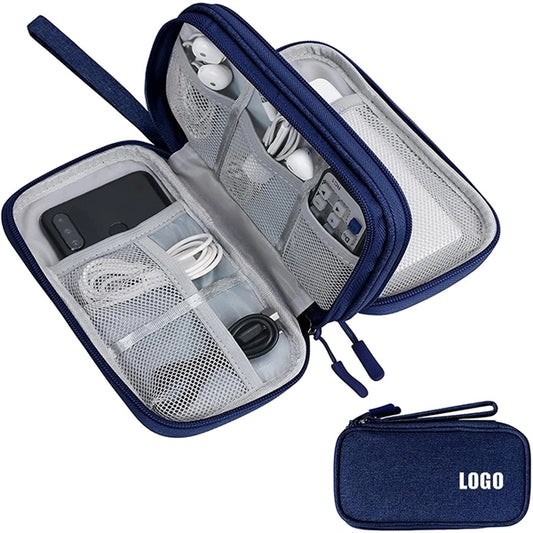 Double Layer Portable Cable Storage Bag