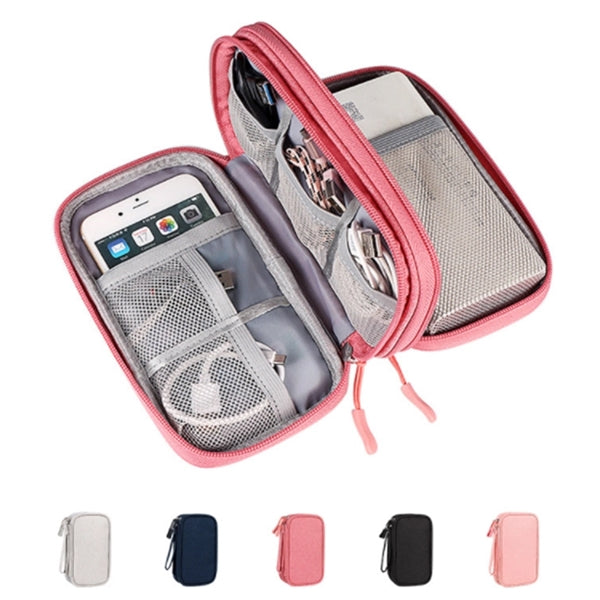 Double Layer Portable Cable Storage Bag