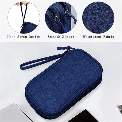 Double Layer Portable Cable Storage Bag