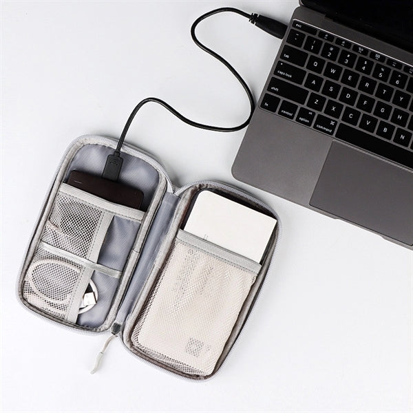 Double Layer Portable Cable Storage Bag