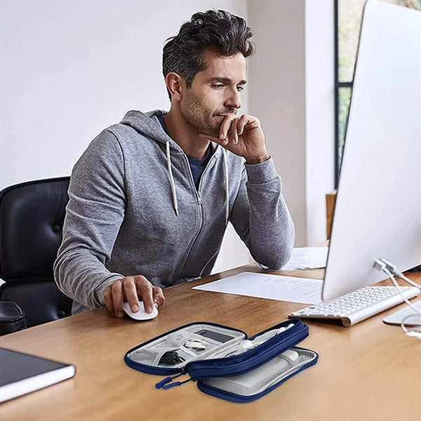 Double Layer Portable Cable Storage Bag