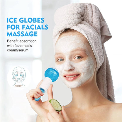 2pcs Ice Globes for Facials Skin Massagers