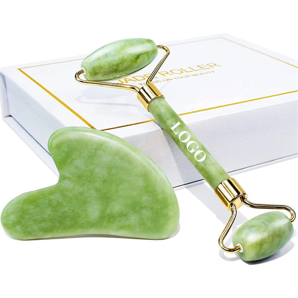 Jade Roller Gua Sha Facial Tools Set