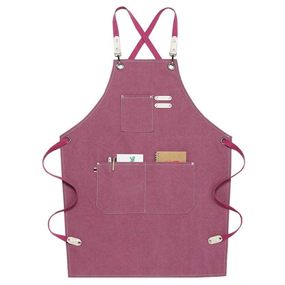 Canvas Working Apron with Pockets