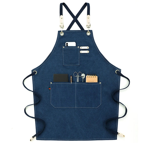 Canvas Working Apron with Pockets