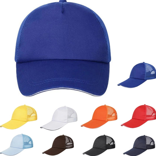 Cotton Snapback Mesh Trucker Cap