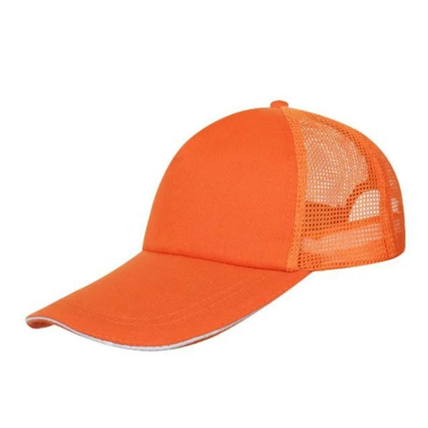 Cotton Snapback Mesh Trucker Cap