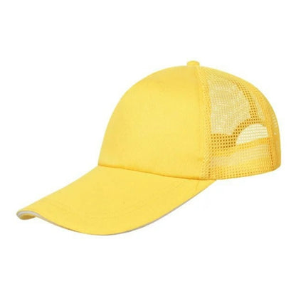 Cotton Snapback Mesh Trucker Cap