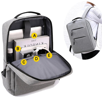 17 Inch Travel Laptop Backpack With USB Charging