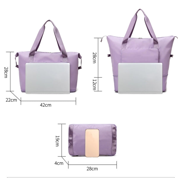Foldable Wet And Dry Travel Tote Bag