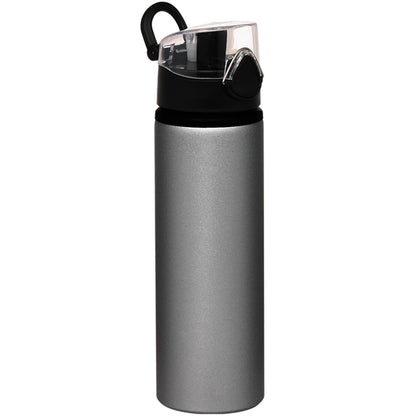 25 oz. Aluminum Carabiner Sports Bottle w/ Push Release Cap