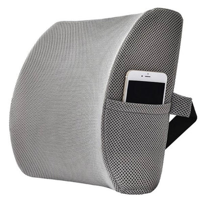 Memory Foam Back Support Cushion Lumbar Pillow