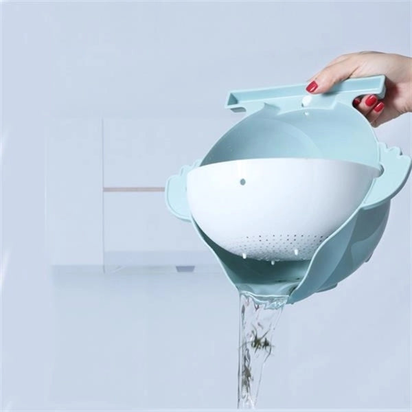 Magic Rotate Vegetable Cutter With Drain Basket