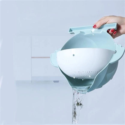 Magic Rotate Vegetable Cutter With Drain Basket