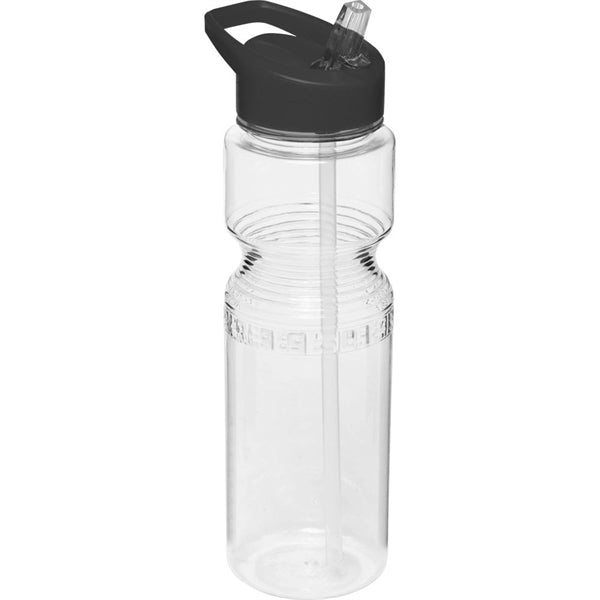 28 oz. BPA free Easy-grip Bike Bottle with flip top straw