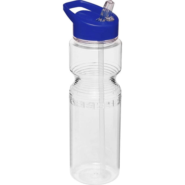 28 oz. BPA free Easy-grip Bike Bottle with flip top straw