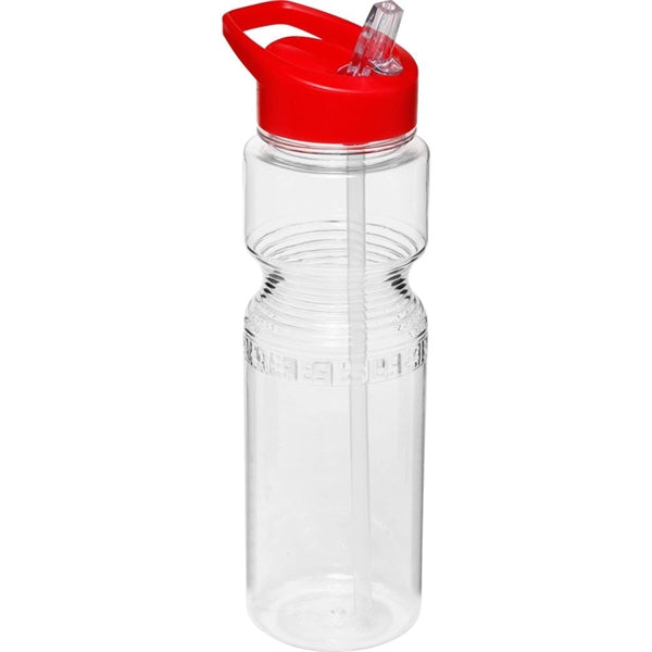 28 oz. BPA free Easy-grip Bike Bottle with flip top straw