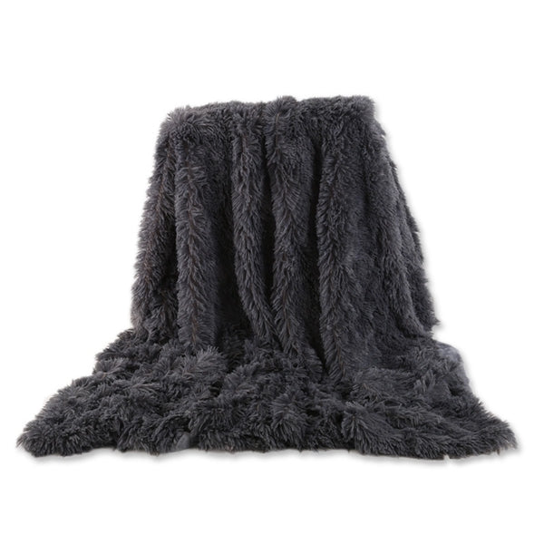 Extra Soft Fuzzy Faux Fur Throw Blanket