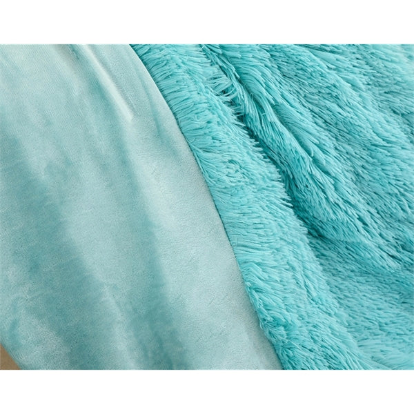 Extra Soft Fuzzy Faux Fur Throw Blanket