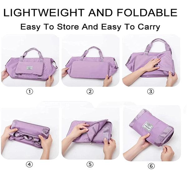 Foldable Travel Duffel Bag Tote