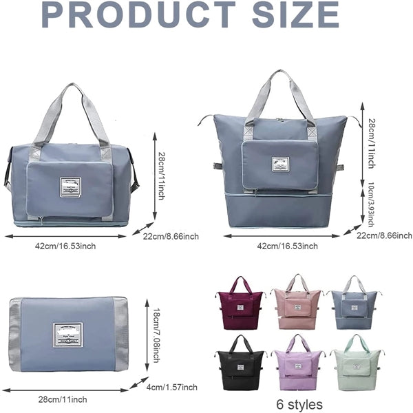 Foldable Travel Duffel Bag Tote