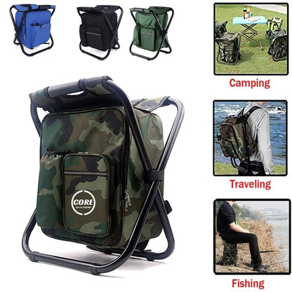 Camping Chair Backpack Cooler Bag