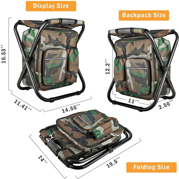 Camping Chair Backpack Cooler Bag