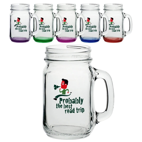 16 oz. Libbey Mason Jars with Handles