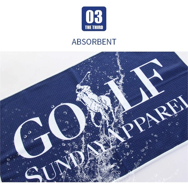 Quick Dry Golf Towel w/ Carabiner