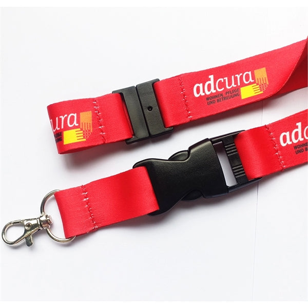 Dye-Sublimated buckle release Lanyards w/ Safety Breakaway