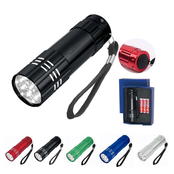 Aluminum Led Flashlight With Battery