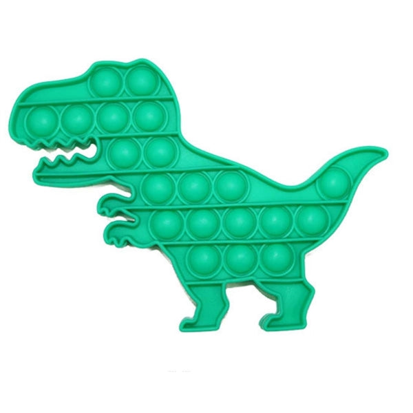 Dinosaur Shaped Silicone Fingertip Pop Pioneer Toy