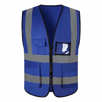 Reflective Safety Vest With Work Card Pocket
