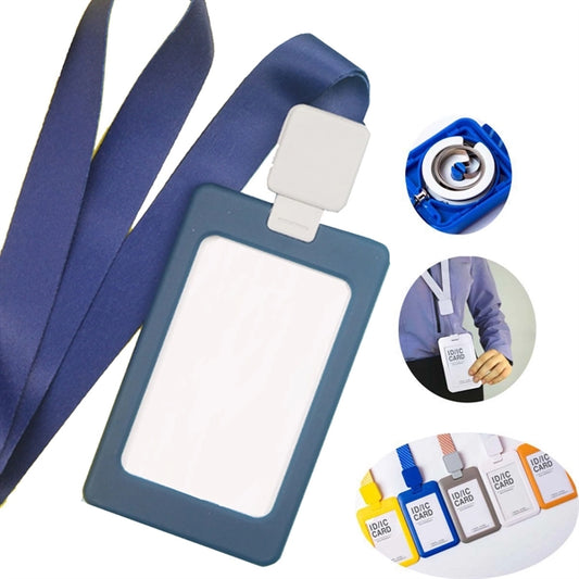 Adjustable Lanyard Badge Card Holder