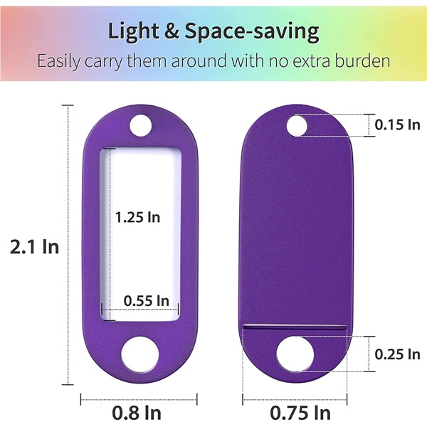 Plastic Key Tags
