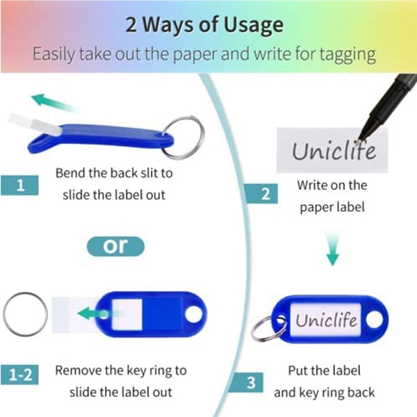 Plastic Key Tags
