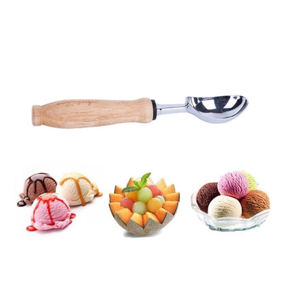 Ice Cream Scoop with Comfortable Wood Handle