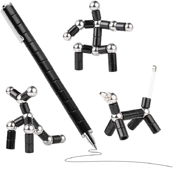 Magnetic Metal Gel Pen Gadgets Toy Stress Relief Gift