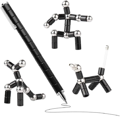 Magnetic Metal Gel Pen Gadgets Toy Stress Relief Gift