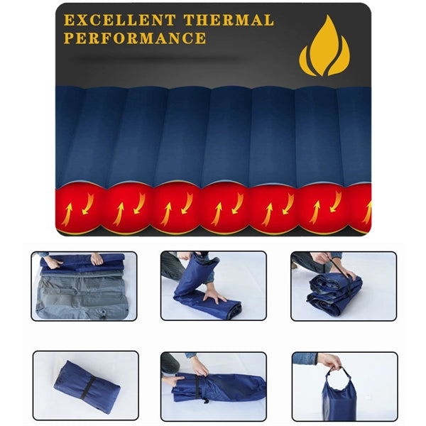Camping Sleeping Pad With Pillow