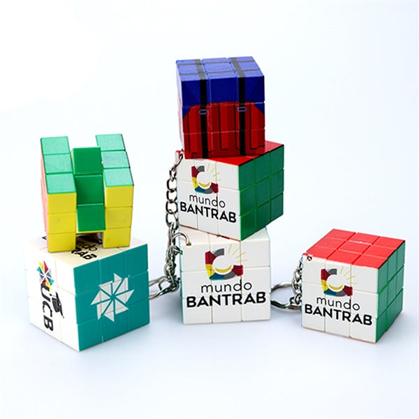 Micro Custom Rubik's Cube Key Ring