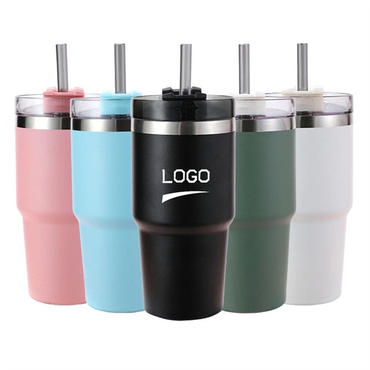 Tumbler with Lid and Straw 20oz