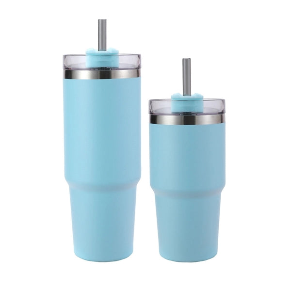 Tumbler with Lid and Straw 20oz