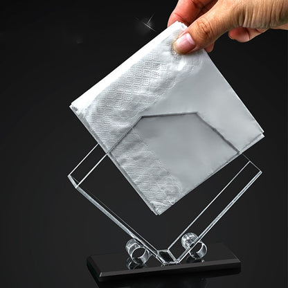 Clear Restaurant Acrylic Menu Napkin Holder