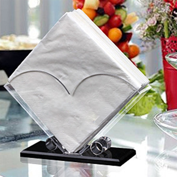 Clear Restaurant Acrylic Menu Napkin Holder